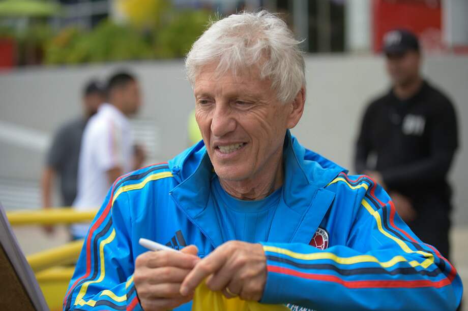 José Pékerman, técnico de la selección colombiana de fútbol. / AFP