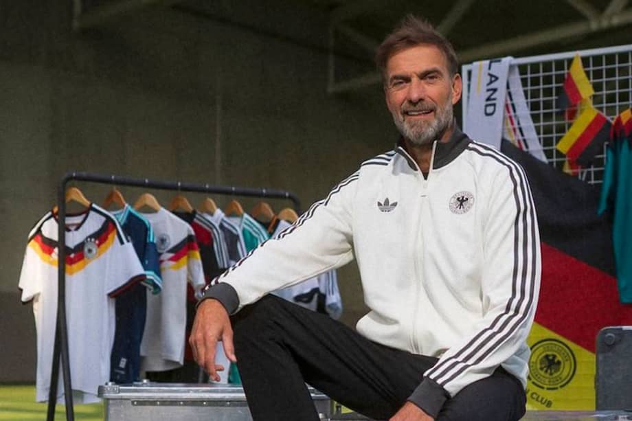 Jürgen Klopp durante su presentación como técnico de la selección de Alemania.