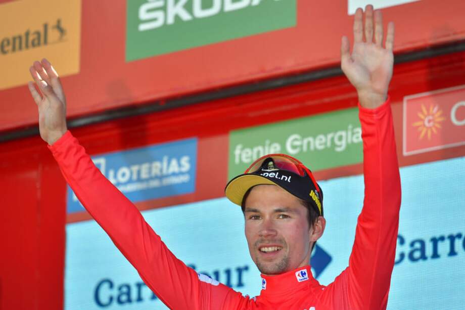 Primoz Roglic, líder de la Vuelta a España 2019. / AFP