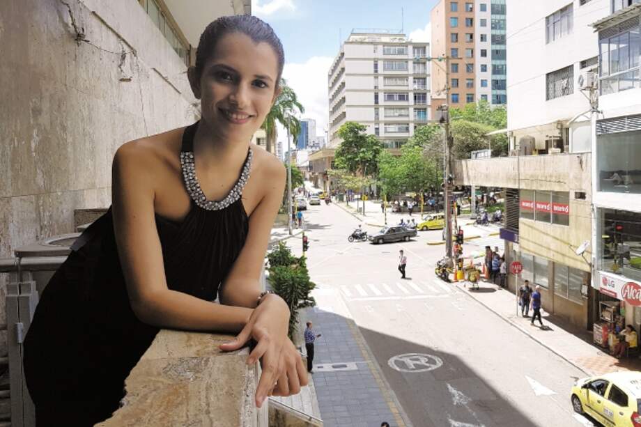 Samanta Silva estudia tecnología agroindustrial y estuvo en Bucaramanga hablando del proyecto. / Edwin Bohórquez A.