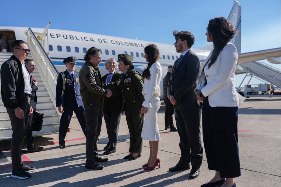 El presidente Gustavo Petro llegó este jueves a Barcelona. Regresará el próximo 21 de abril.