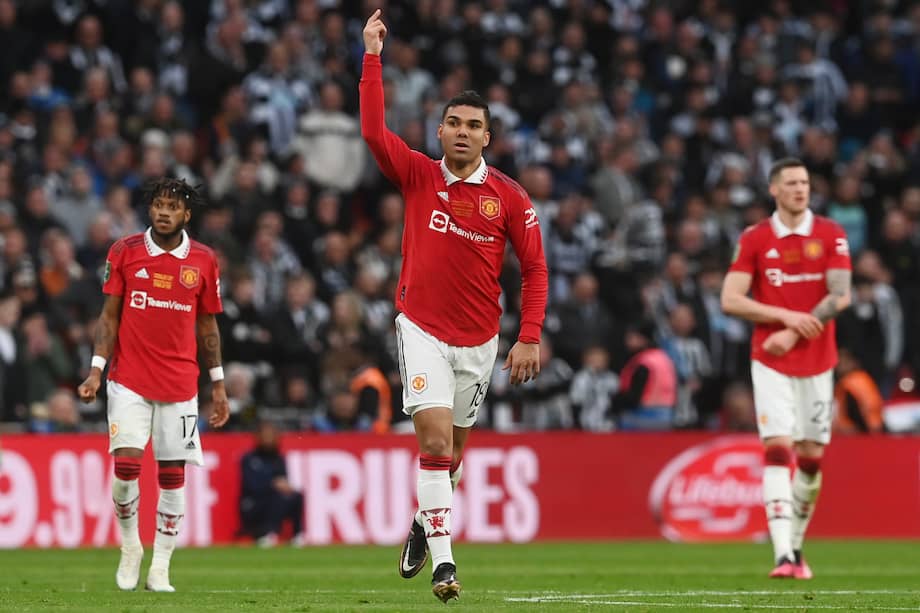 Casemiro abrió al marcador de la final en Wembley.