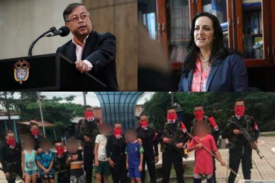 A través de Twitter, los dos políticos hablaron de las imágenes y de la "paz total" que busca el Gobierno.