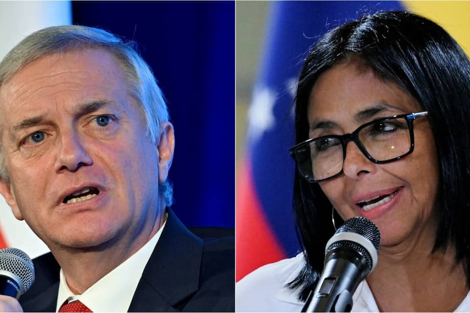 El presidente de Chile, José Antonio Kast, y la nueva líder chavista, Delcy Rodríguez.