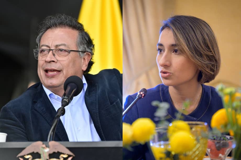 El presidente Gustavo Petro volvió a desautorizar en público a la canciller Laura Sarabia.