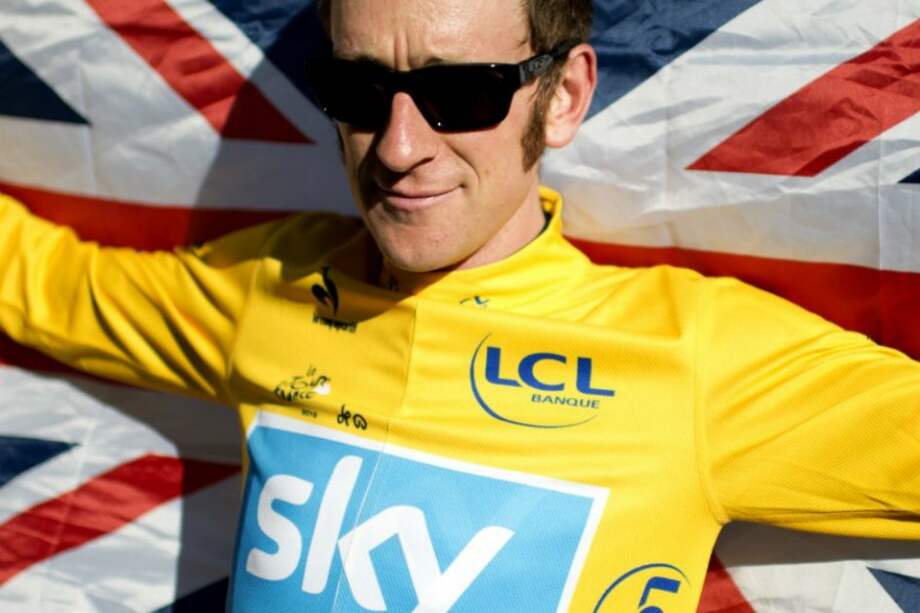El ciclista británico Bradley Wiggins, en 2012, tras ganar el Tour de Francia. / AFP