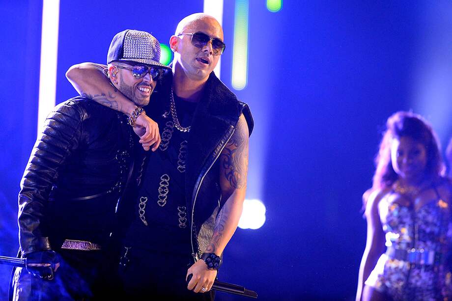 Yandel y Wisin en los Grammy Latino 2013. / Archivo EFE