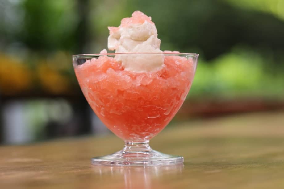 Granita de pomelo, una delicia que no puedes dejar de probar
