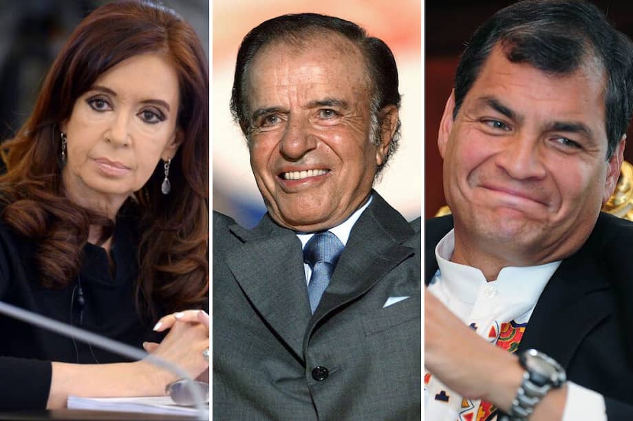 Algunos de los expresidentes en América Latina señalados o condenados por corrupción.