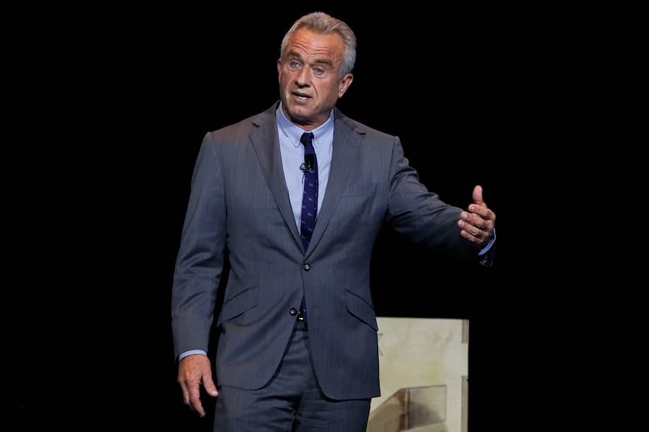 El candidato presidencial independiente Robert F. Kennedy Jr. durante una conferencia en Texas.