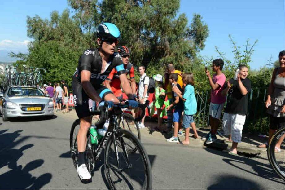 Vail Kyrilenka, compañero de Urán y Henao en el equipo Sky.