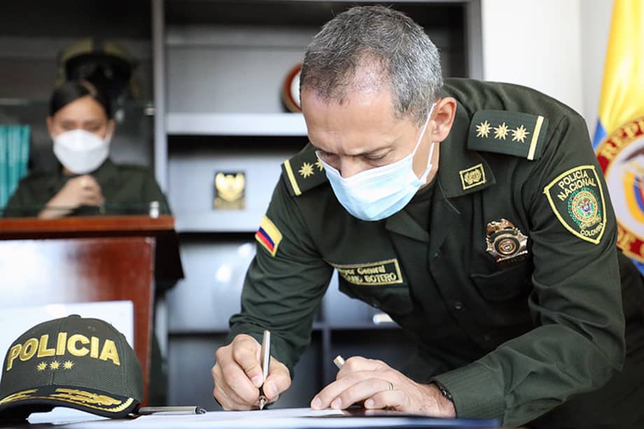 General Mariano Botero Coy, durante su posesión el pasado 21 de enero.