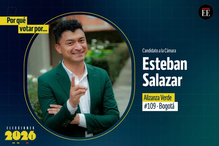 Esteban Salazar, candidato a la Cámara.