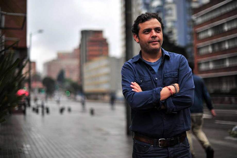 El periodista salvadoreño Carlos Dada, célebre por sus denuncias sobre crímenes de guerra, durante su visita a Bogotá. / David Campuzano - El Espectador