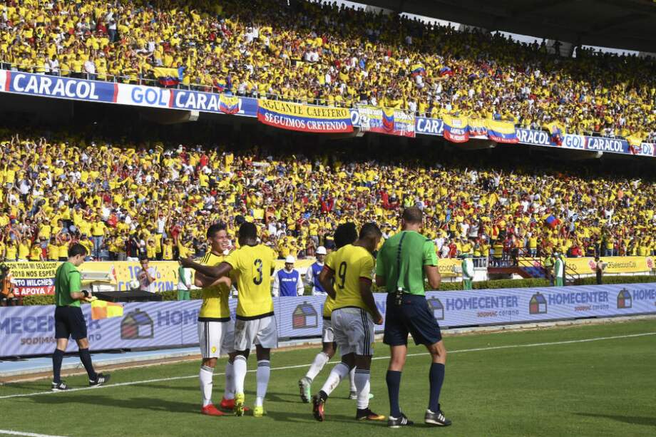 La selección de Colombia enfrentará a Australia en Londres. / AFP