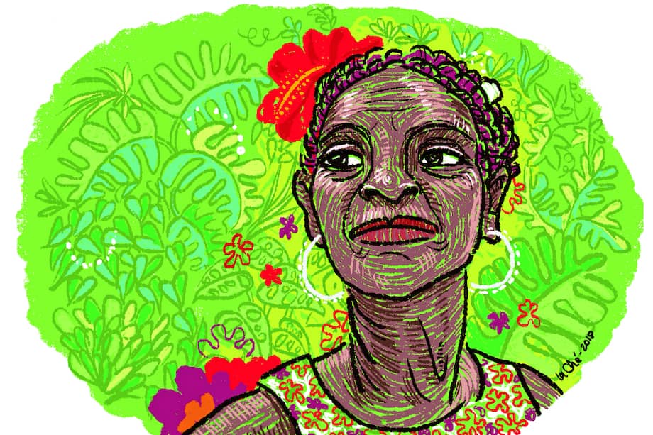 Ceferina Banquez nació el 3 de febrero de 1943, en María la Baja, Bolívar./ Ilustración de La Ché