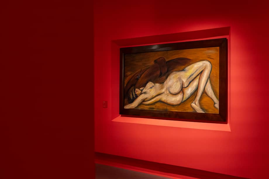 118 obras en comodato de sus familiares —pinturas, acuarelas, dibujos, bocetos,
cerámicas y piezas en tiza— revelan la dimensión más íntima de una de las artistas fundamentales del arte colombiano.