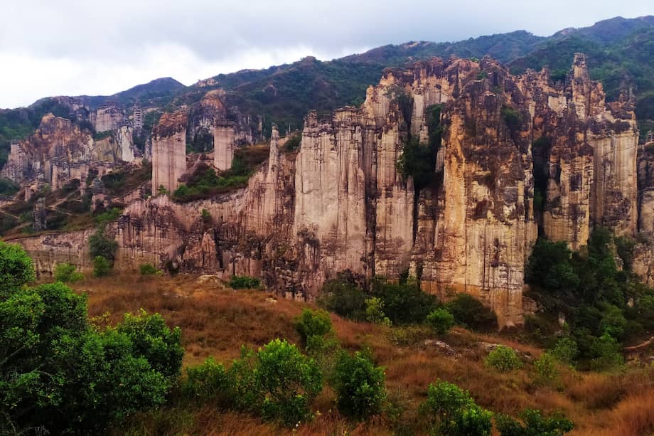 Área Natural Única los Estoraques, en Norte de Santander.