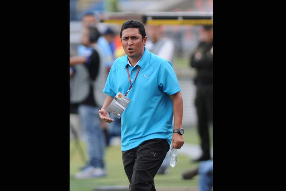 Óscar Pérez, director técnico de Independiente Medellín. /Andrés Torres