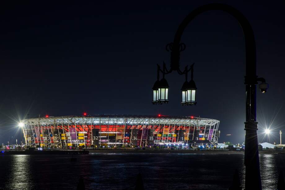 El estadio 974, ubicado en Doha, Qatar.