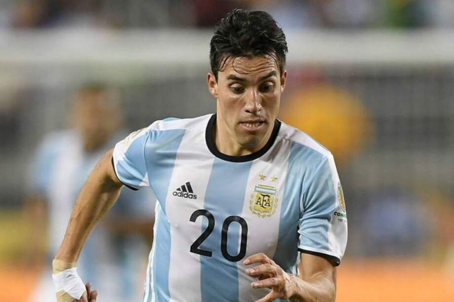 Nico Gaitán se lesionó jugando con su equipo, Atlético de Madrid. Foto: Tomada del Twitter de la AFA