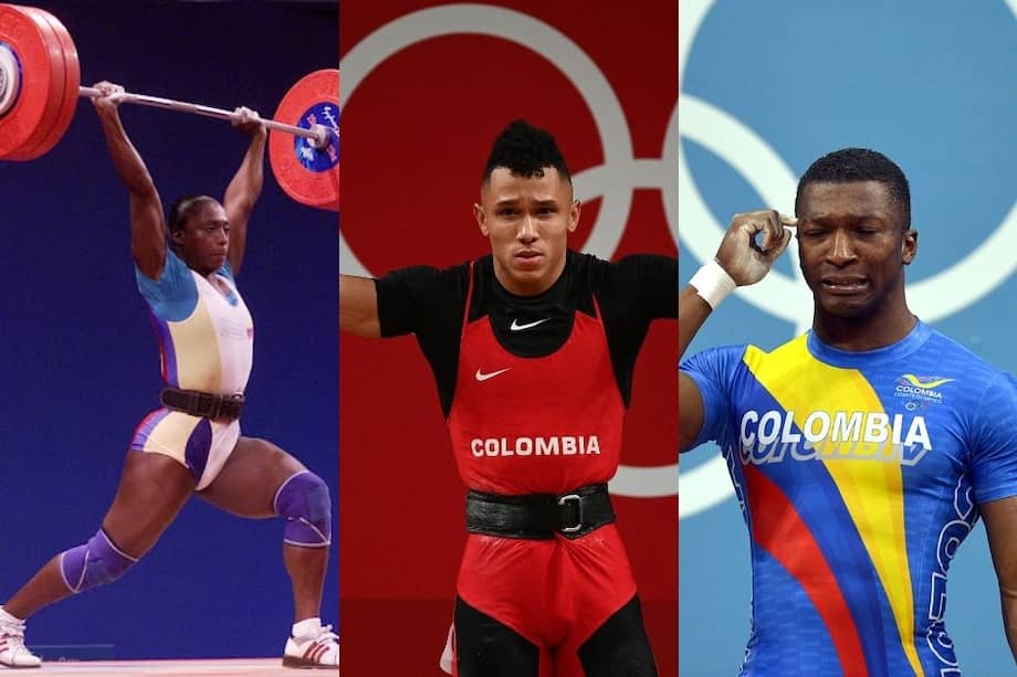 María Isabel Urrutia (oro), Luis Javier Mosquera, Oscar Figueroa (oro y plata).