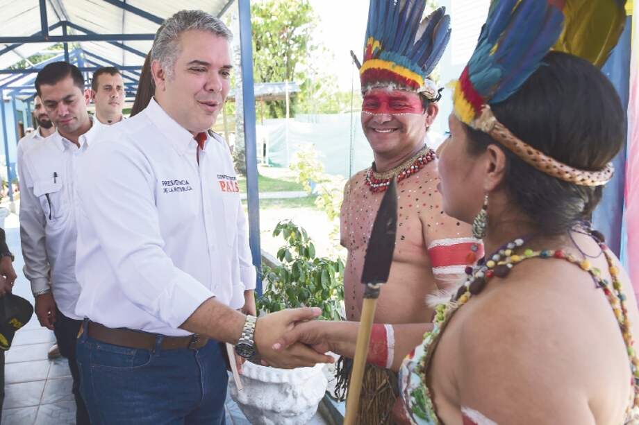 Para la oposición, el presidente Iván Duque no está cumpliendo con lo que prometió en campaña. / AFP