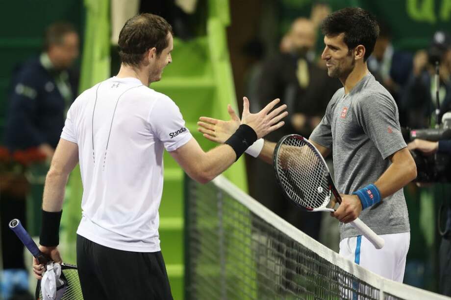 Djokovic venció a Murray en Doha. Foto: AFP