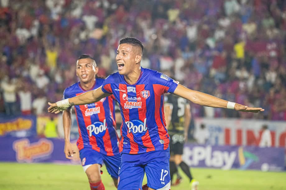 Ruyery Blanco marcó en la goleada de Unión Magdalena sobre Llaneros en la final del Torneo BetPlay.