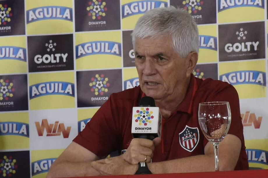 Dos títulos de Liga y uno de Copa Águila tiene Comesaña como entrenador del Júnior. / Archivo