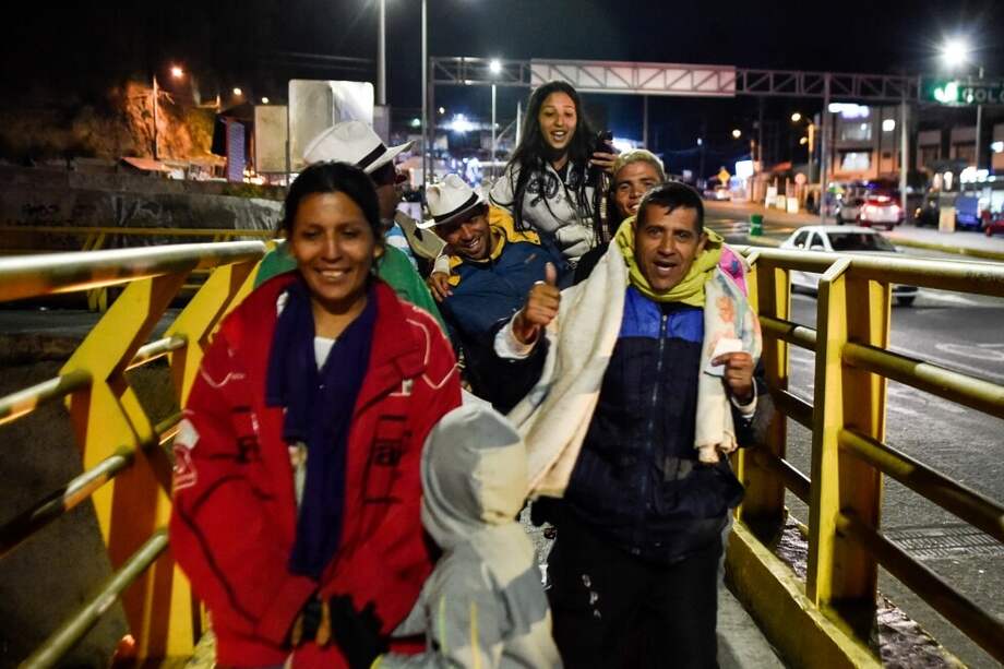 Según el gobierno colombiano, al país han llegado más de 1.200.000 venezolanos. / AFP