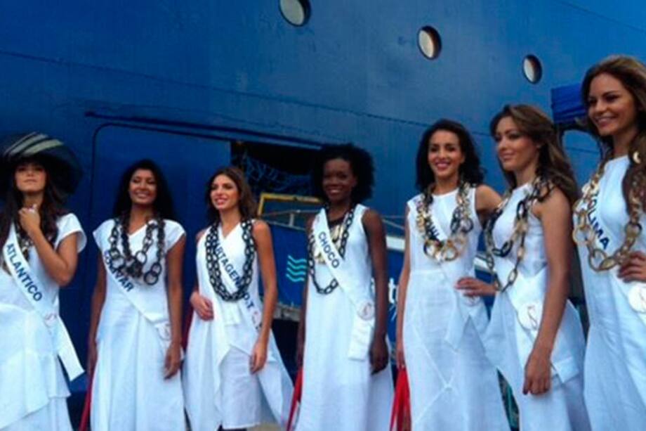 Las reinas despidieron el crucero Monarch, escenario del Minicromos III