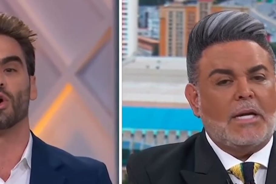 El presentador peruano Andrés Hurtado fue invitado al programa ‘Hoy día’ de Telemundo, pero pidió, en plena transmisión en vivo, que sacaran a Frederik Oldenburg, novio de Carmen Villalobos. Así fue la acalorada discusión que tuvieron.