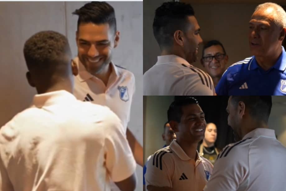 Así fue la llegada de Falcao García a la concentración de Millonarios.