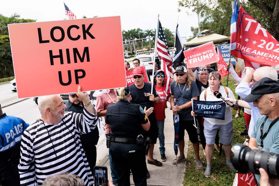 Este martes habrá movilizaciones ciudadanas en contra y a favor de la imputación de 37 cargos penales hacia Donald Trump.