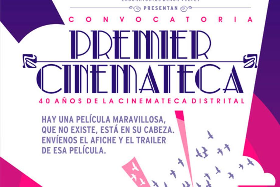 Participe en el Concurso para crear el afiche de los 40 años de la Cinemateca