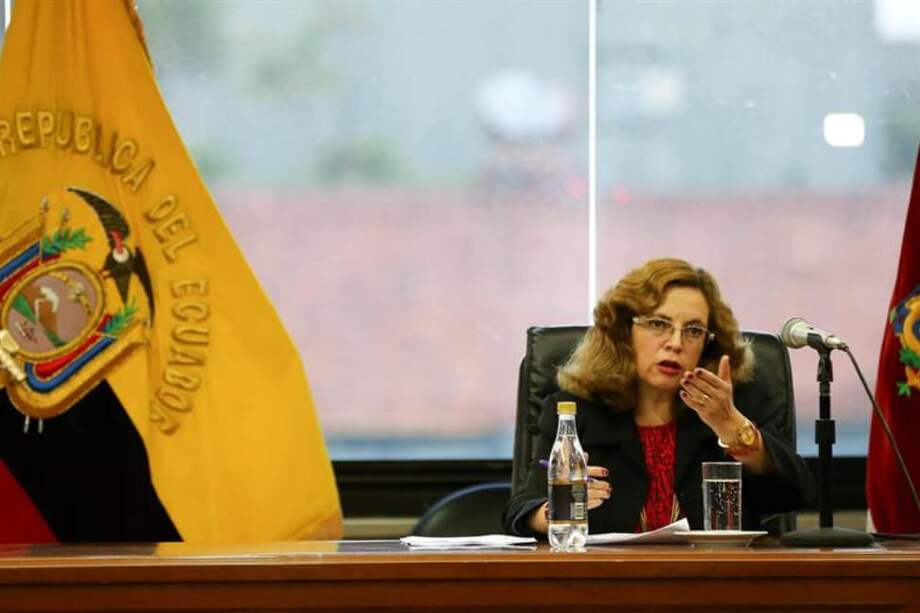 La jueza ecuatoriana Daniela Camacho ordenó prisión preventiva contra el expresidente Rafael Correa. / EFE