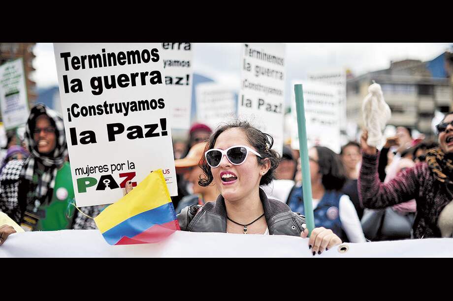 Bogotá fue el epicentro de la Marcha por la Paz del pasado 9 de abril. Luis Ángel - El Espectador