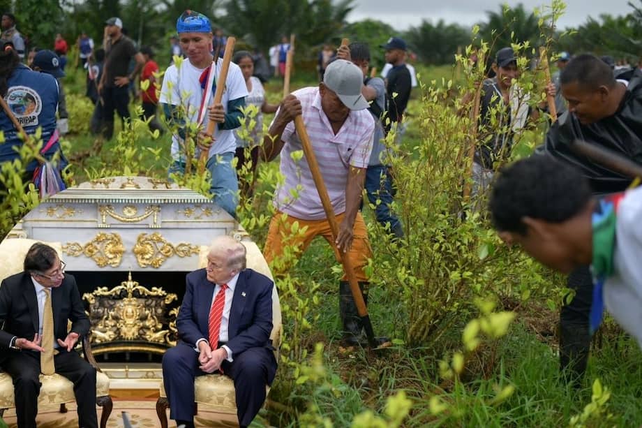 Petro presenta a Estados Unidos informe de lucha contra las drogas.