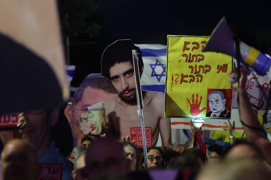 A principios de septiembre, las familias de los rehenes capturados por Hamás protestaban para exigir su liberación. Estas manifestaciones se han vuelto constantes en Israel.