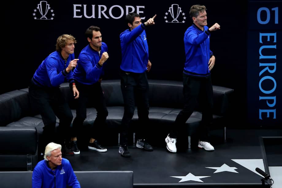 En el programa de cada jornada figuran tres partidos de individuales y uno de dobles. / AFP