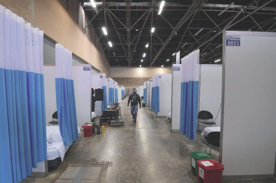 El porcentaje de ocupación de camas en Corferias se encontraba en el 42,3 % al 17 de agosto.