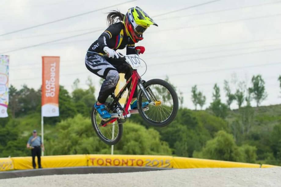 Mariana Pajón terminó primera en la clasificación en BMX. Foto: AFP