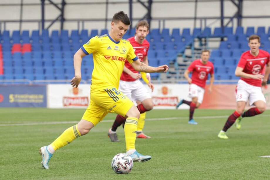 El BATE Borisov quedó a tres puntos de los líderes del torneo: Torpedo Zhodino y el Energetik BGU.
. / Tomada de Twitter: @FCBATE