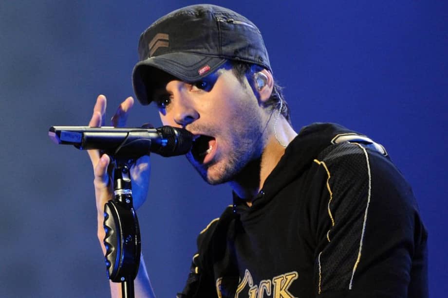 El cantante español Enrique Iglesias.