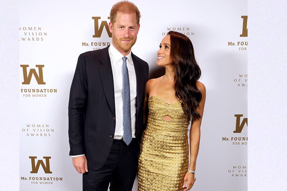 Meghan se vistió de diseñador colombiano