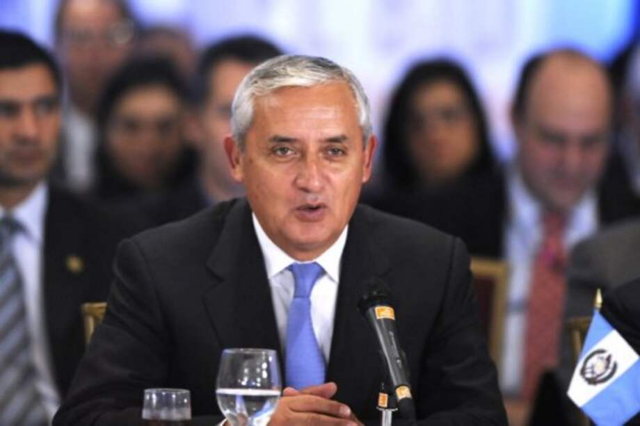 Otto Pérez, presidente de Guatemala. / Archivo AFP