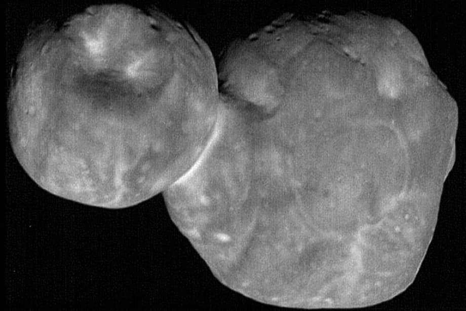 Esta es la imagen más nítida que se conoce hasta el momento del Ultima Thule. Fue publicada el 22 de febrero por la Nasa. / NASA/Johns Hopkins Applied Physics Laboratory/Southwest Research Institute, National Optical Astronomy Observatory