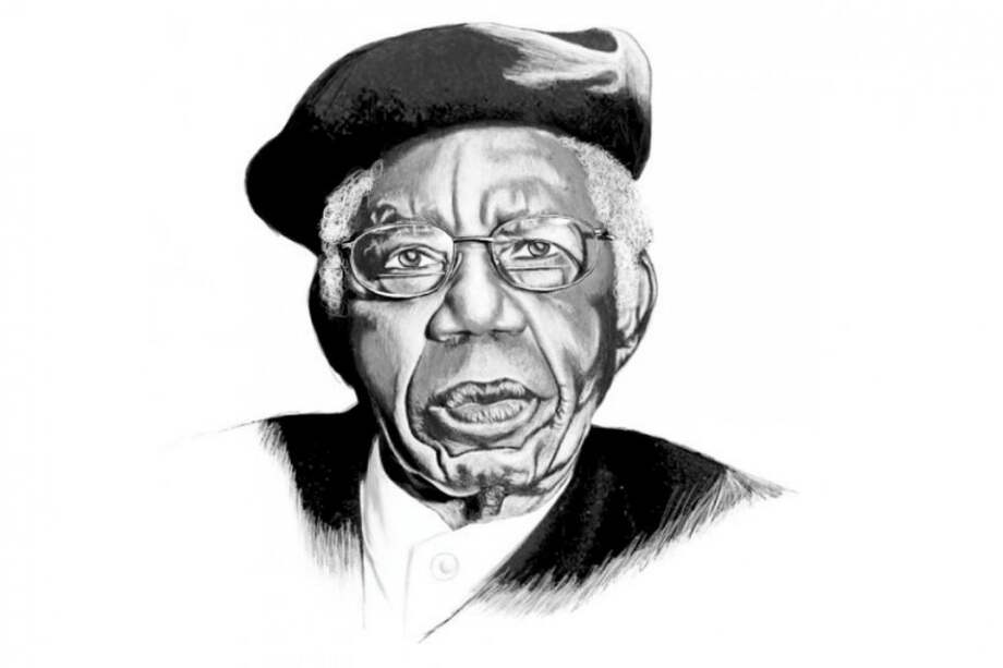 El escritor nigeriano Chinua Achebe falleció en 2013 en Estados Unidos. / Ilustración: Fernando Carranza