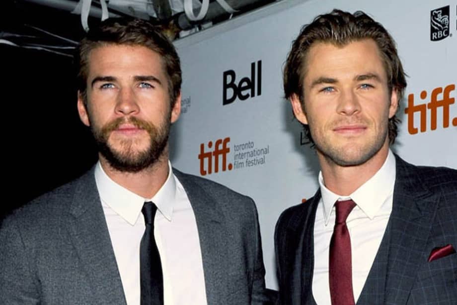 Liam y Chris Hemsworth en el Festival de Cine de Toronto.